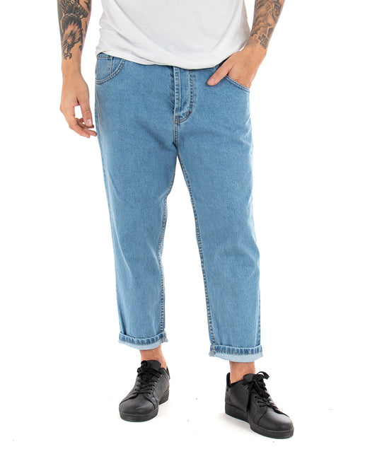 Pantalone Uomo Jeans Denim Basic Cinque Tasche P4077
